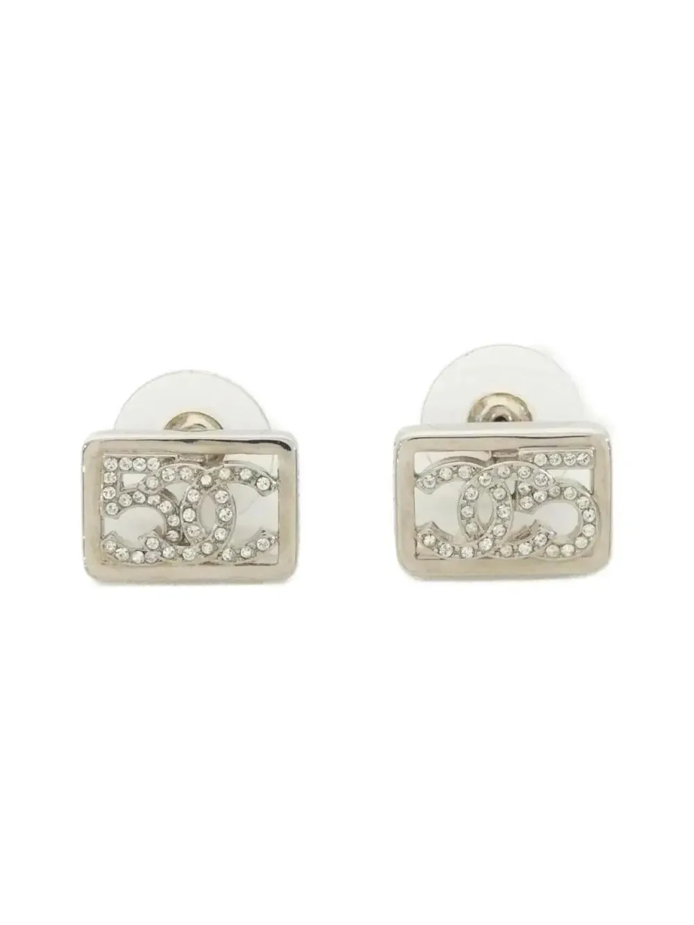 Chanel Earrings Silver-Tone Metal #287951C10B